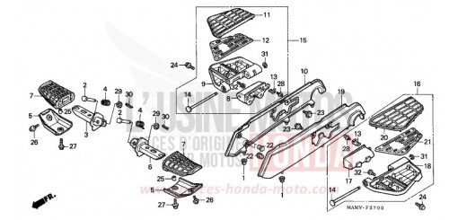MARCHE (GL1500A) GL1500AV de 1997